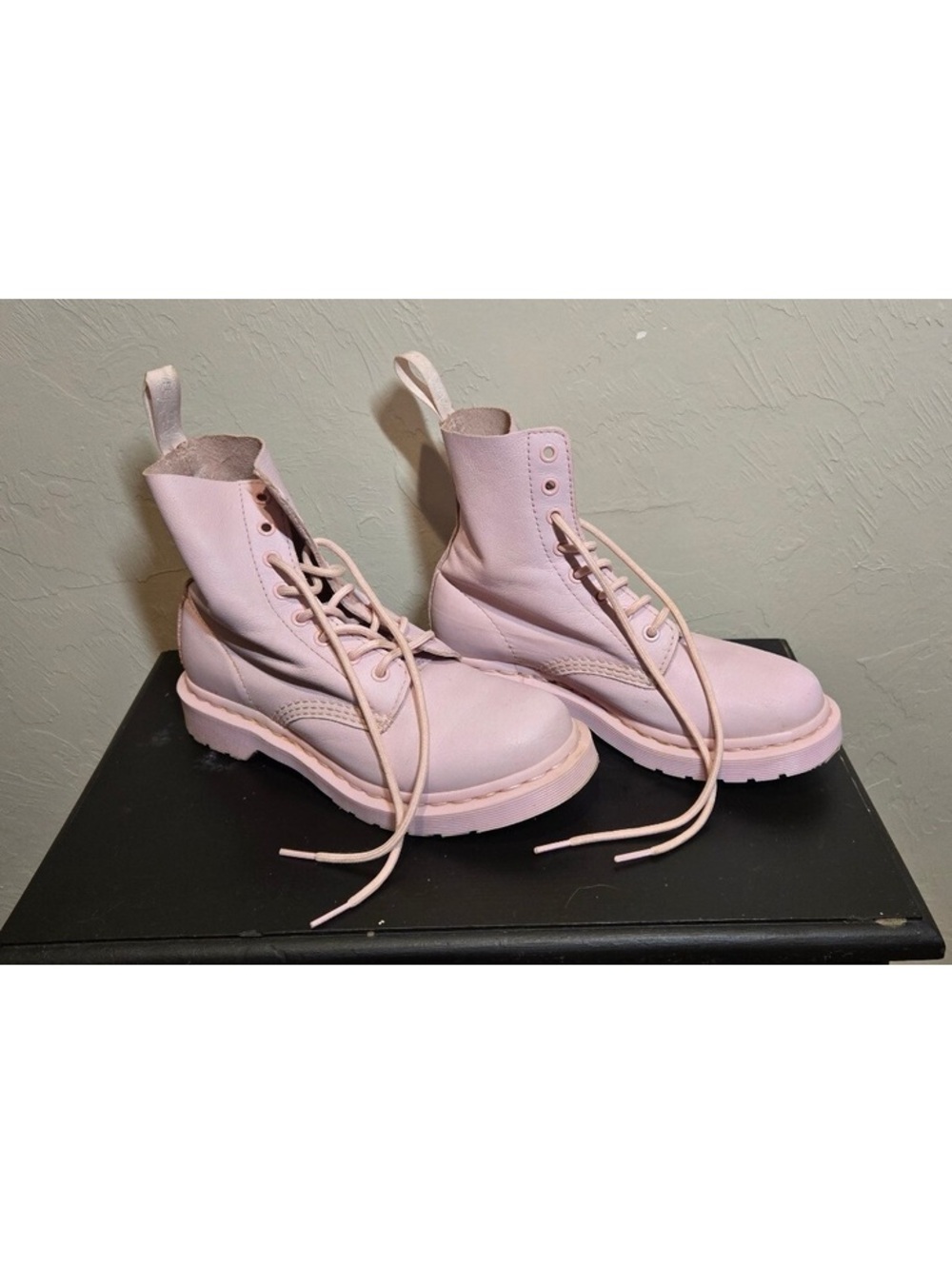 Dr. Martens 1460 Pascal Softy T Leather Boots in Pink Size 7 US